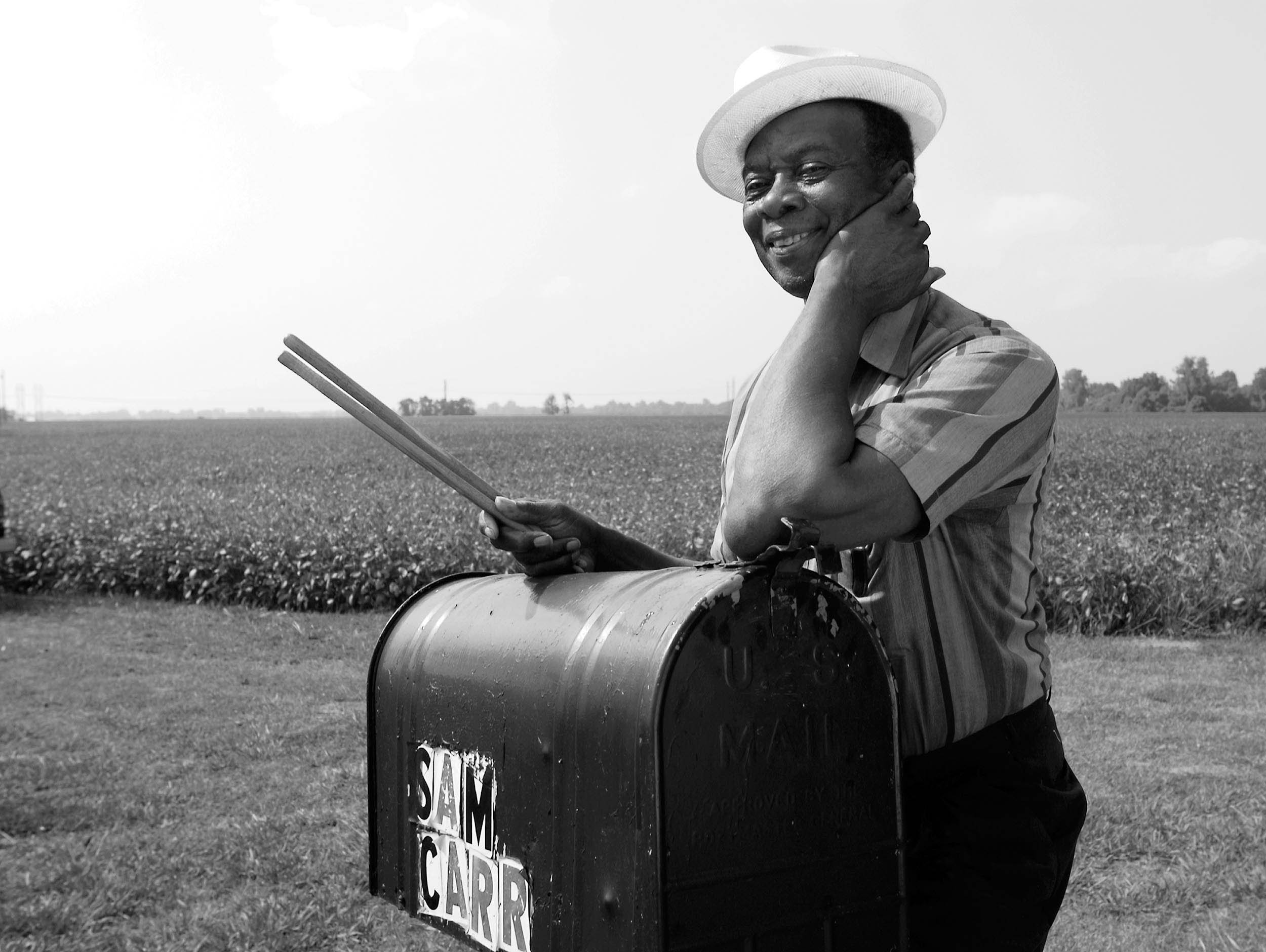 Sam Carr, blues drummer from Lula, Mississippi