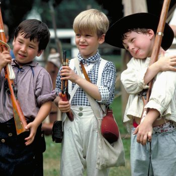 Young boys in colonial attire, Bucks County, PA