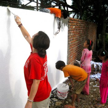 Volunteers at Kopila Childrens Home, Surkhet, Nepal. Opening Our Eyes Movie.