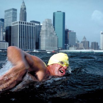 Marathon swimmer, East River, New York, NY